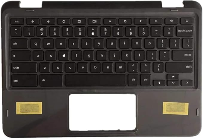 Thay Vỏ Laptop Dell 3100 2in1 Chromebook Laptop Upper Case Palmrest Keyboard Touchpad Assembly Part 034Y6Y 34Y6Y Top Cover Replacement for Zin