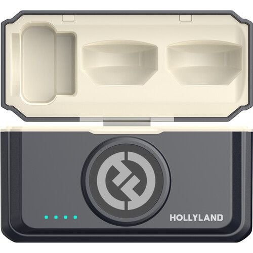 Ảnh minh họa Hệ thống micro cài áo không dây Hollyland LARK M2 Duo Combo – Hai kênh, Camera & Mobile, 2.4GHz (Shine Charcoal) 2