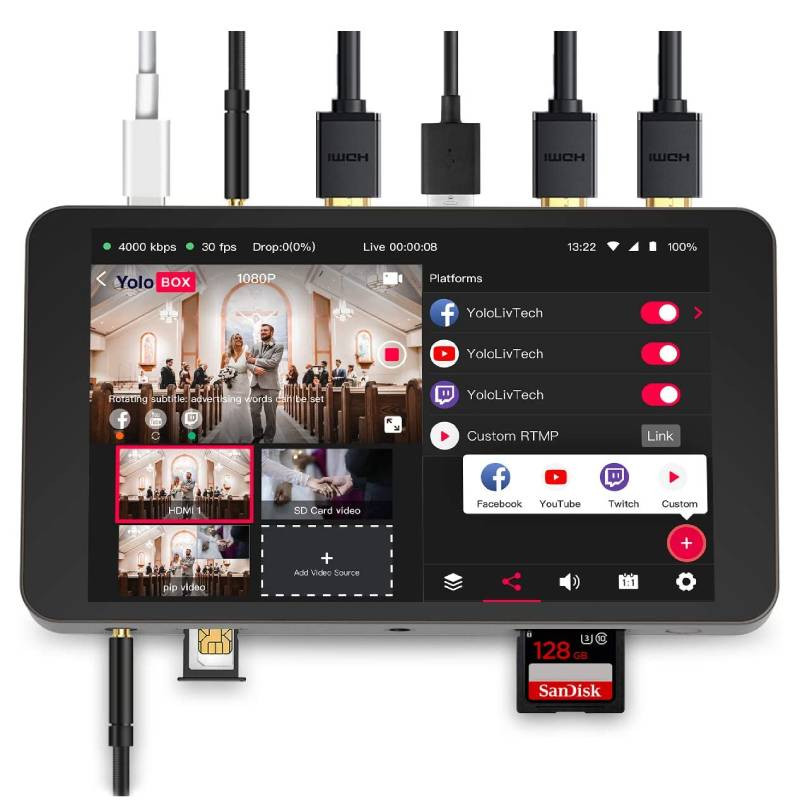 Ảnh minh họa Yolo Liv YoloBox Portable Livestream Studio 1