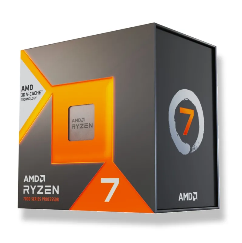 Ảnh minh họa CPU AMD Ryzen 7 7700X3D | 8 Core 16 Thread | 4.5GHz | 96MB Cache | AM5 | Box Chính Hãng 2