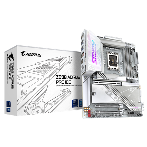 Bo mạch chủ GIGABYTE Z890 AORUS PRO ICE (DDR5)