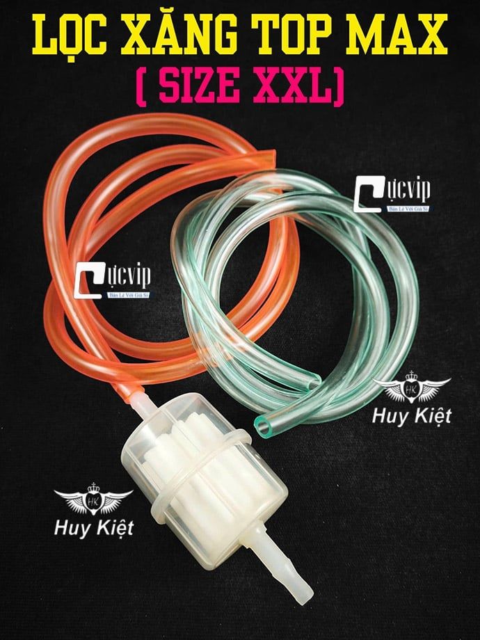 [Tặng Ống Xăng] Siêu Lọc Xăng Top Max (Size XXL) (Lọc Siêu Sạch) Gắn Wave, Dream, Cub, Future MS6719