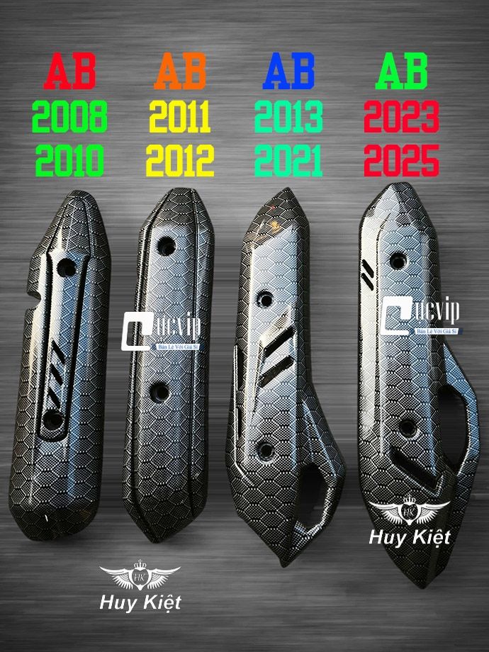 Ốp Che Pô AB 2008 - 2025 [CARBON] Lục Giác, AB 2008 - 2010, AB 2011 - 2012, AB 2013 - 2021, AB 2023 - 2025 MS6720