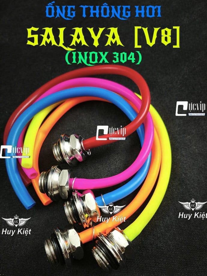 [SALAYA V8] [INOX 304] Dây Thông Hơi Gắn Nắp Nhớt Wave Dr AB Cub Sirius Jupiter Sonic Vision Mio Luvias Win Ex Future Nouvo R15 PCX NVX Yaz MS6767