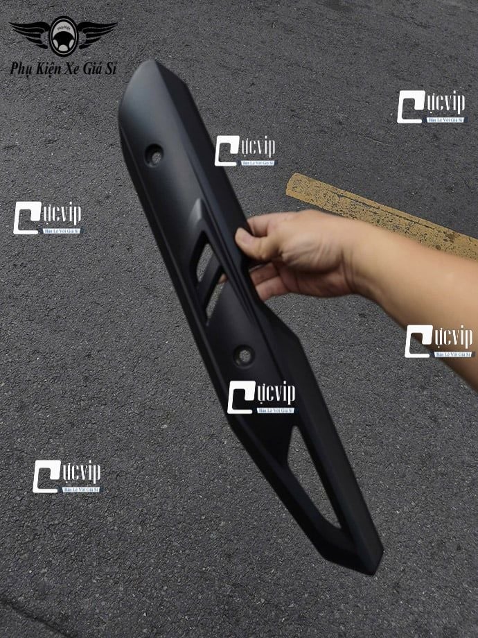 [Mẫu Theo Xe] Ốp Che Pô, Pát Pô Wave A 110 2017 - 2026 [Nhựa Đen] MS6991