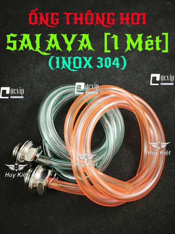 [SALAYA V10] [INOX 304] Dây Thông Hơi Gắn Nắp Nhớt [Trong Suốt 1M] Wave Dr Fu Win Jupiter AB Vision Ex Cub Sonic Luvias Sirius Mio PCX NVX Yaz R15 MS6769