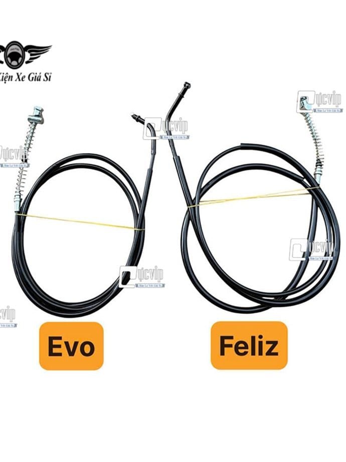Dây Thắng Sau [Dây Phanh Sau] VinFast Evo200, Evo200 Lite, Evo Neo, Evo Grand, Evo Grand Lite, Evo Max, Feliz (Đời đầu), Feliz S, Feliz 2025 - 2026, Feliz Lite, Feliz Neo, Feliz II MS6971
