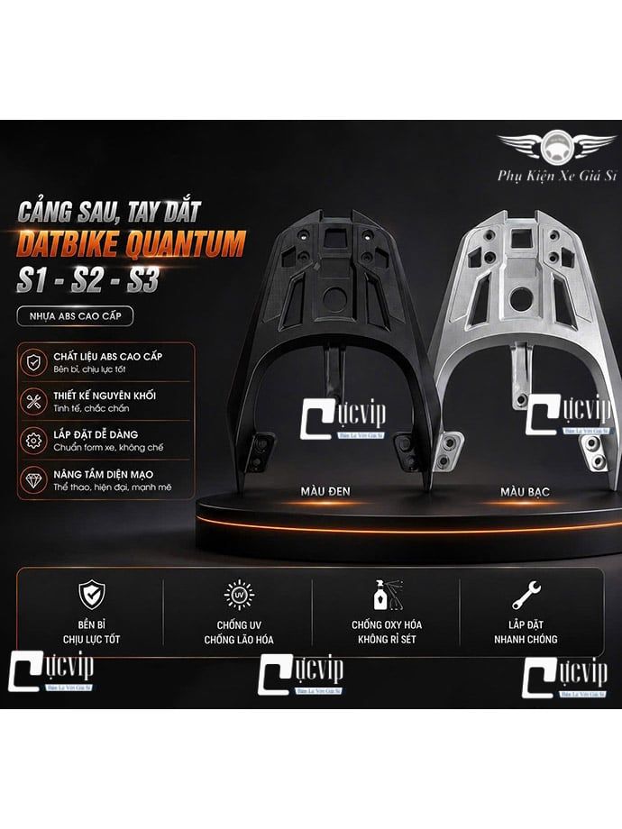 Cảng Baga Sau, Tay Dắt DatBike Quantum S1 S2 S3 Nhựa ABS Cao Cấp MS7000