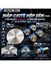 [Inox 304] Nắp Catte (Thái), 4 Ốc Salaya [THÁI V3], 4 Lông Đền SALAYA Gắn Hộp Sên Wave Dream Future