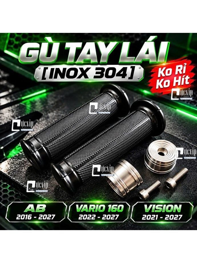 Gù Tay Lái [INOX 304] [Ko Hít], Bao Tay TBT AB 2016 - 2027, Vario 160 (2022 - 2027), Vision 2021 - 2027