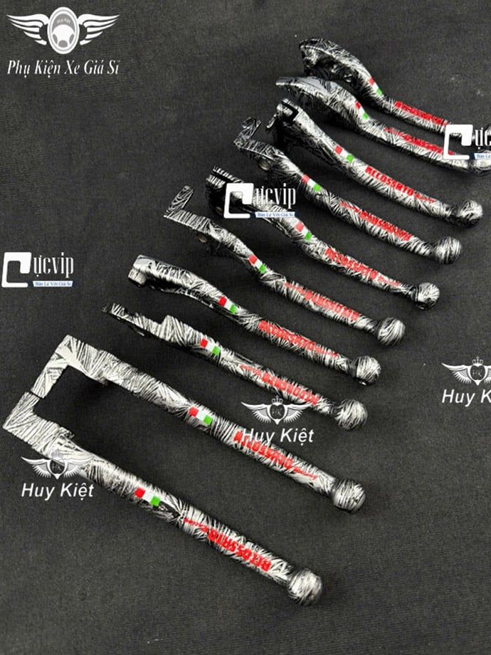 (CARBON TINH THỂ) Cặp Tay Thắng Carbon TINH THỂ Mod Chữ Rccossrto Gắn Vario, Click, AB, Vision, SH, Exciter, Winner, Raider, Satria, Mio, Luvias, Nouvo, Lead, Wave, Sirius, Future MS6764