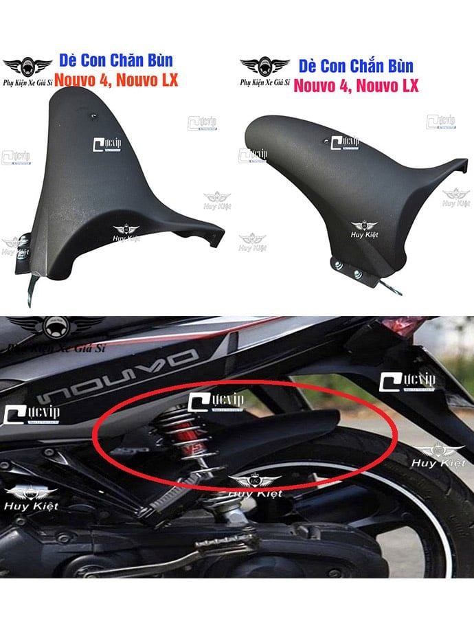 Dè Con Chắn Bùn Sau Cho Nouvo 4 LX, Nouvo 5 MS6840