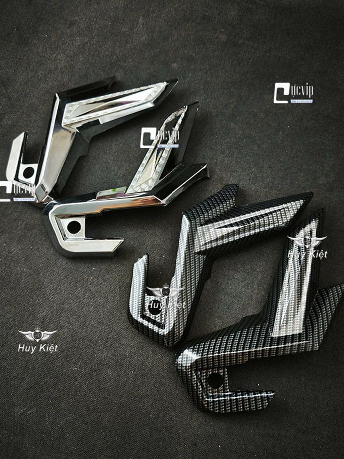 Ốp Gác Chân Sau AirBlade AB 2023 - 2025 160cc, 125cc Xi Mạ Crom, Carbon MS6804