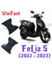 Thảm Lót Sàn [Để Chân] Xe Điện VinFast Feliz S [Đời 2022 - 2023] [Cao Su Dày] MS6957