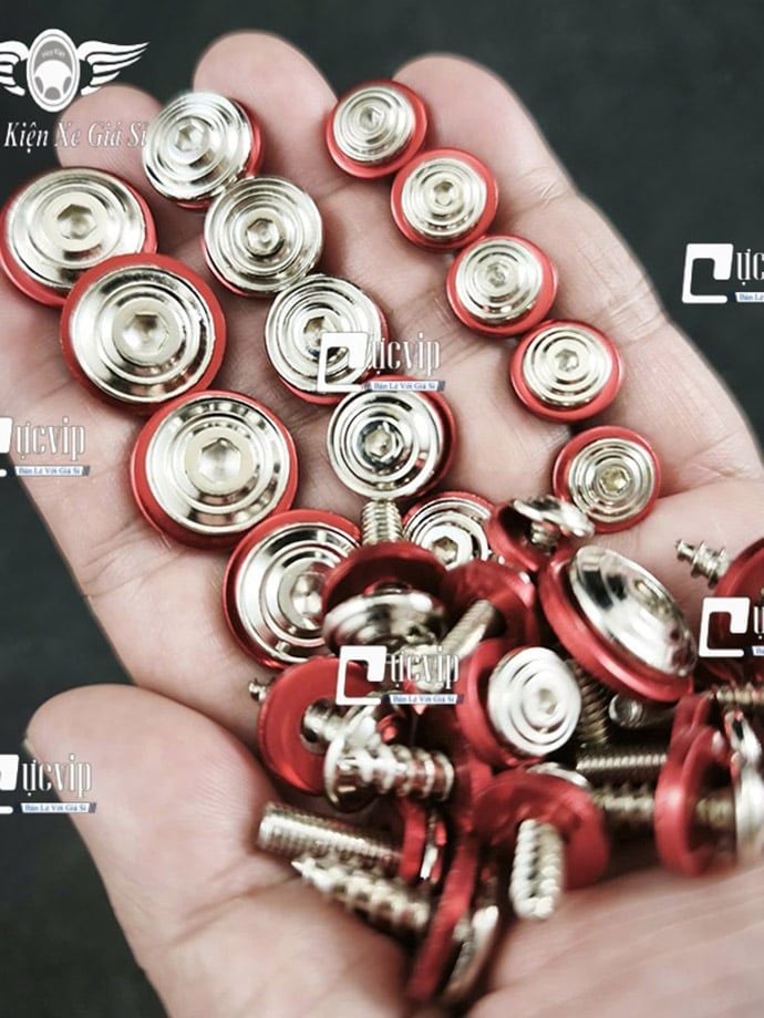 [THÁI V99] [Kèm LÔNG ĐỀN ĐỎ] Ốc Dàn Áo [Xi NIKEN] 4Li Nhuyễn, 4Li Xoắn, 5Li Nhuyễn, 5Li Xoắn, 6Li10, 6Li15, 6Li 20