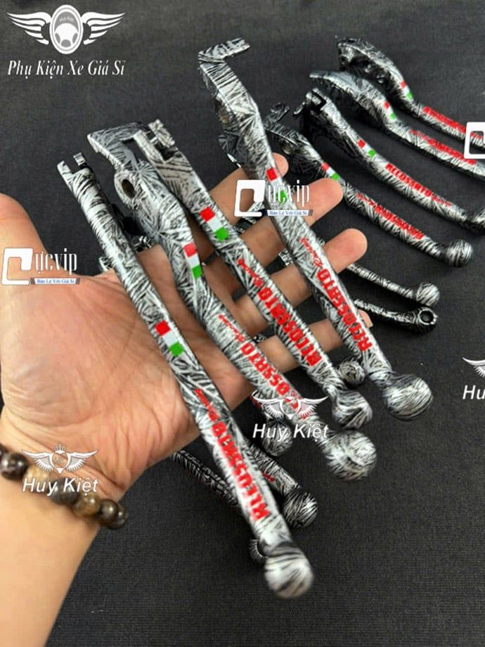 (CARBON TINH THỂ) Tay Thắng Đùm, Thắng Đĩa Carbon TINH THỂ Mod Chữ Rccossrto Wave Nhỏ, Wave A 2017, Wave Thái, Blade, A, S, RS, RSX, ZX, Future, Sirius Xăng Cơ, Si 50cc MS6765