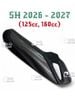 [Mẫu Theo Xe] Ốp Che Pô SH 2026 - 2027 125i/160i Nhựa Đen Bóng, Bạc, Carbon, Tổ Ong MS6968