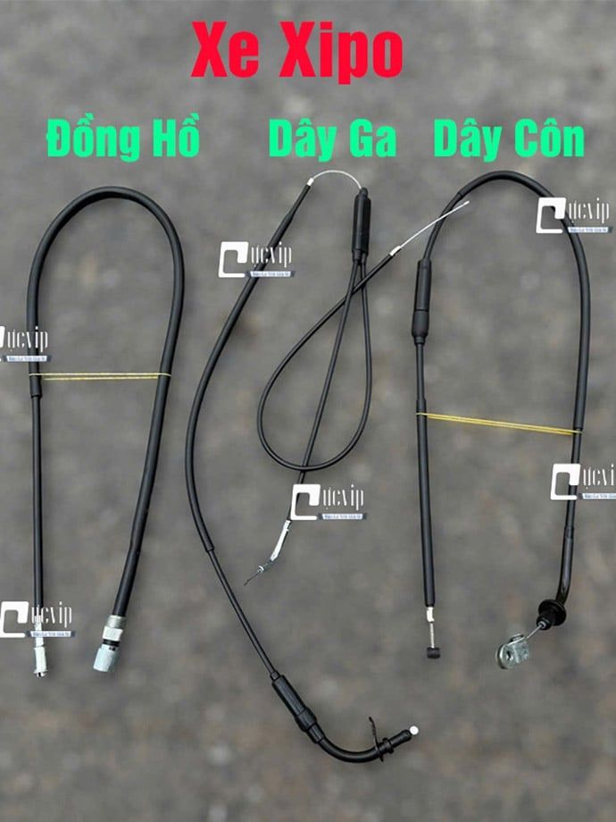[Mẫu Theo Xe] Dây Ga + Dây Côn + Dây Đồng Hồ [Thắng Đĩa] Sport - Xi Po 110cc 120cc [Hàng Chất Lượng] MS6780