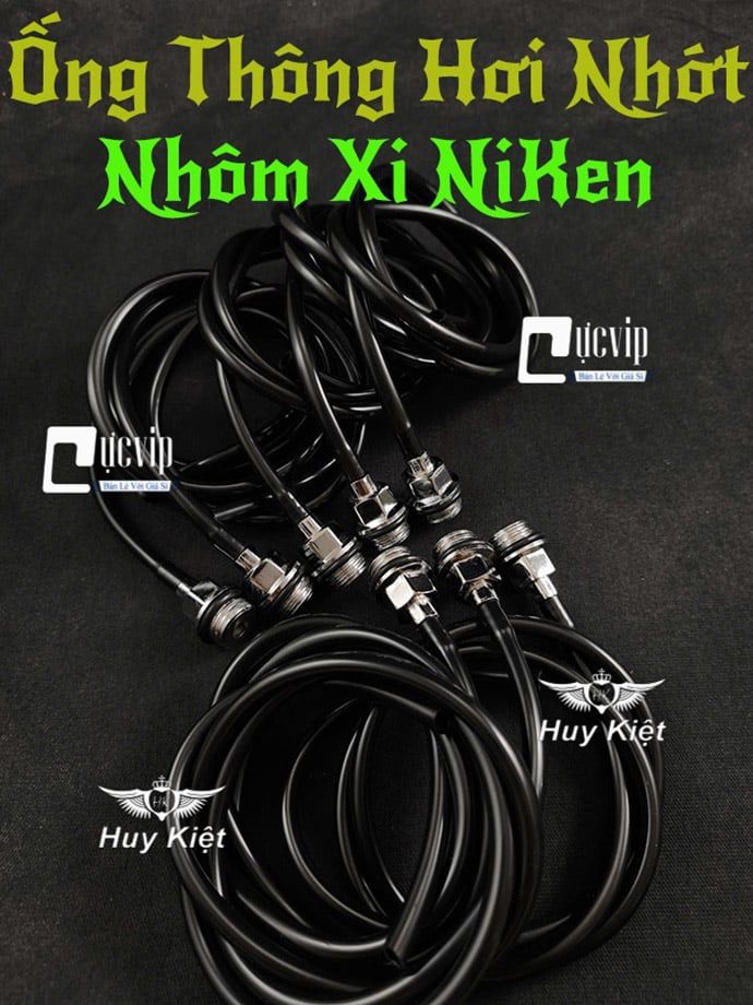 [Version 2] Ống Thông Hơi Nhớt [Nhôm Xi NiKen] Wave Dr Si Fu Cub Win Ex Sonic AB Jupiter Vario Luvias Mio Yaz