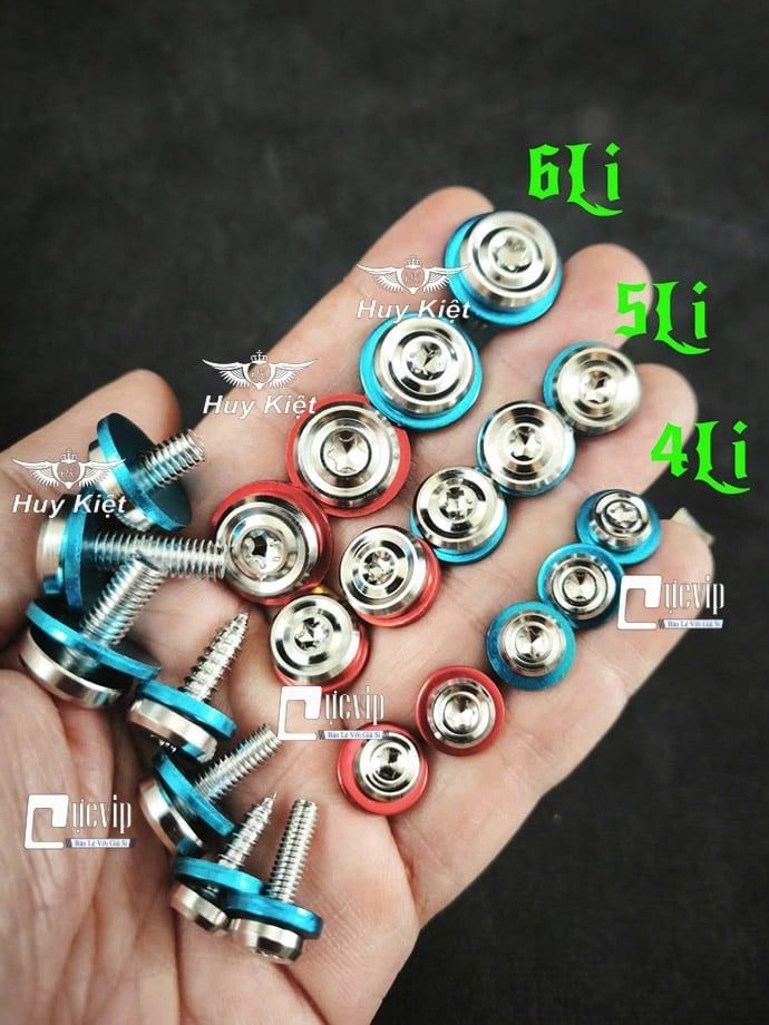 [KÈM LÔNG ĐỀN] Ốc Dàn Áo [CTS Mẫu V3] 4Li Nhuyễn Xoắn, 5Li Nhuyễn Xoắn, 6Li10, 6Li15, 6Li 20 SALAYA INOX 304