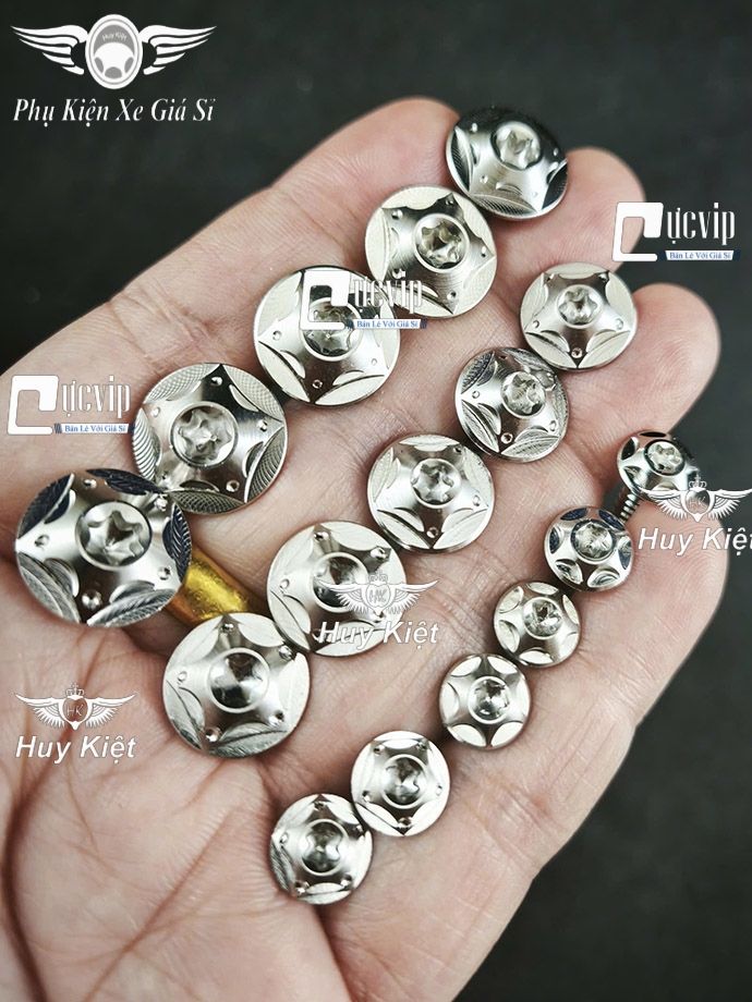 [ Giá Sỉ ] Ốc Dàn Áo 4Li 5Li 6Li Salaya [Sao Nhọn] Inox 304 (Giá 1 Ốc) MS6736