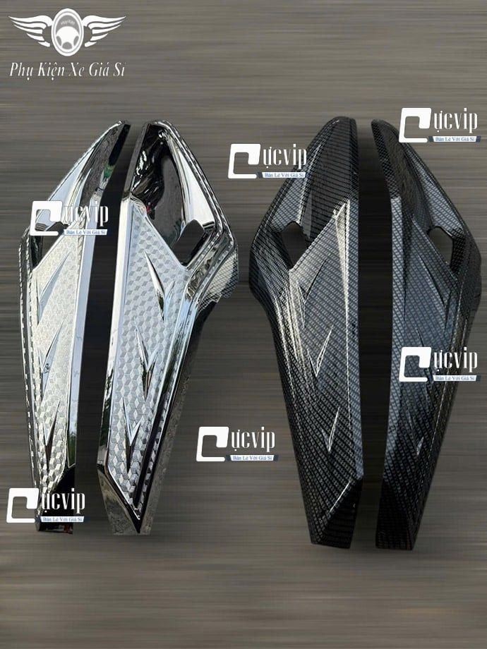 Ốp Hông Lớn Vario 160cc Xi Niken, Sơn Cabon MS6925