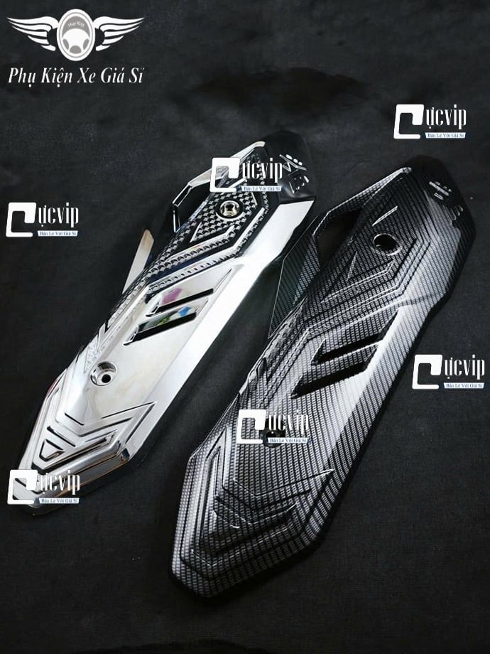 [Mẫu Mới] Ốp Che Pô AirBlade AB 2026 160cc, 125cc Xi Niken, Carbon MS6891