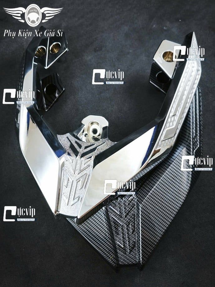 [Mẫu Mới] Ốp Cảng Sau Carbon, Xi Niken Airblade AB 2026, 125cc 160cc MS6890