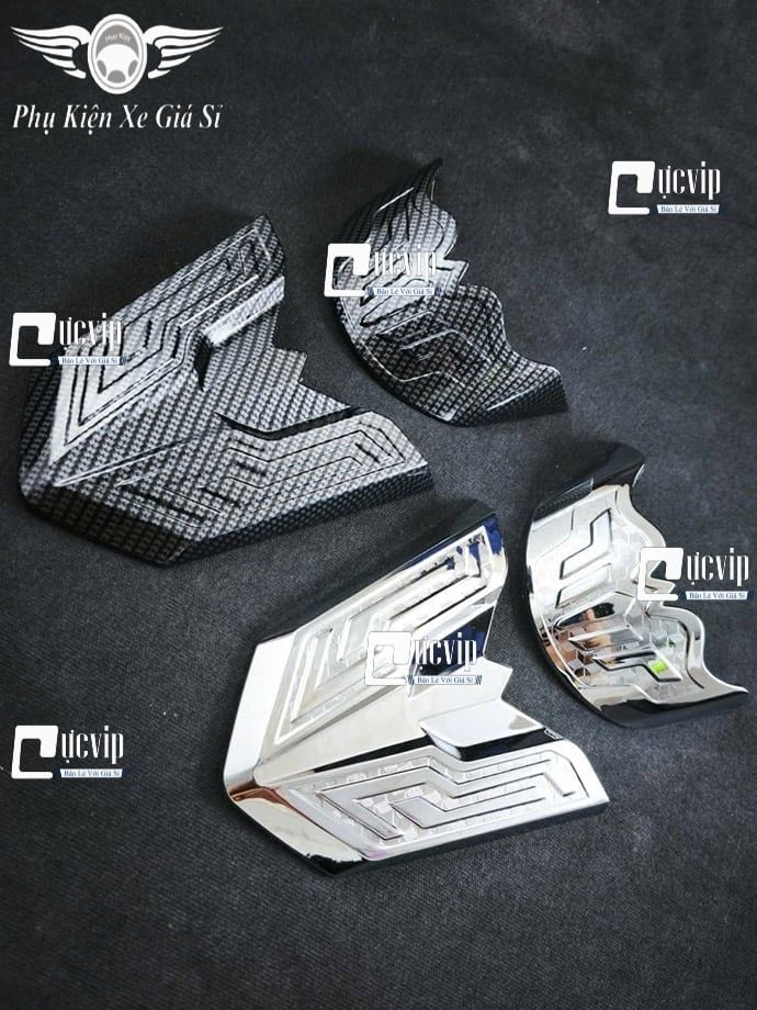 [Mẫu Mới] Ốp Mỏ Và Đuôi Dè Trước Sau AirBlade AB 2026 160cc, 125cc Xi Niken, Carbon, Inox MS6892