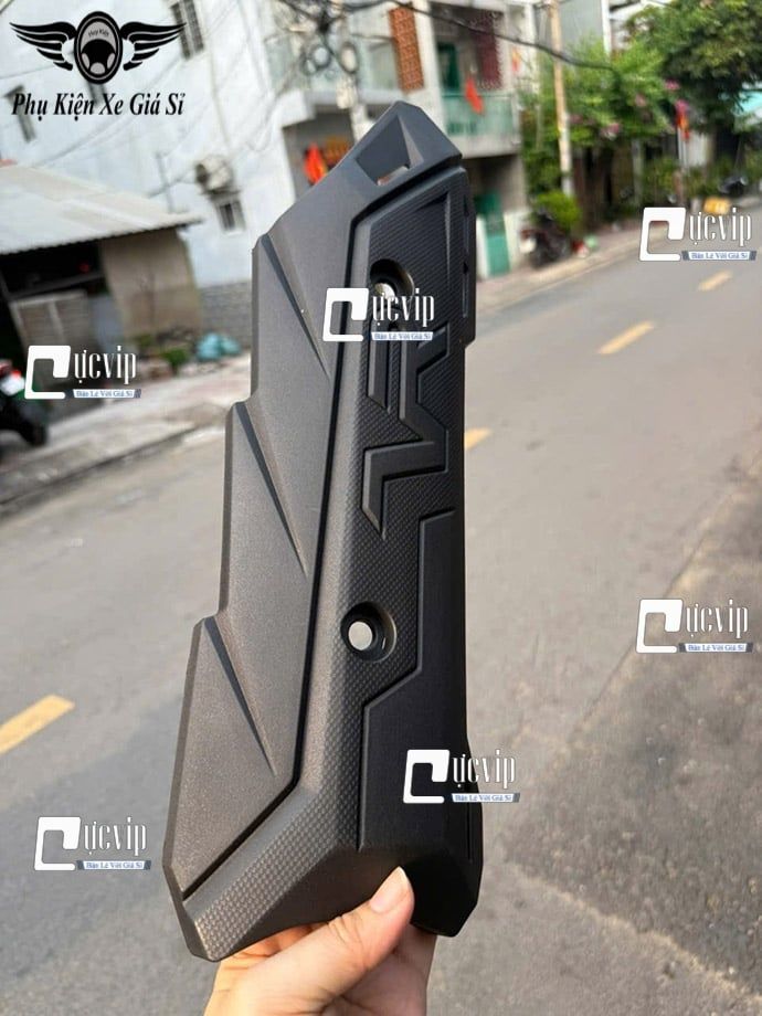 [Kiểu Thái] Ốp Che Pô Vario 2018 - 2025 125cc 150cc [Đen Nhám] MS6884