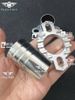 Combo Đót Nối + Khâu Cổ Pô (Lông Đền Cổ Pô, Pat Cổ Pô) Tản Nhiệt Nhôm CNC Gắn Cổ Pô Zin, Inox, Titan Có Phi 27mm Hoặc 32mm MS6936