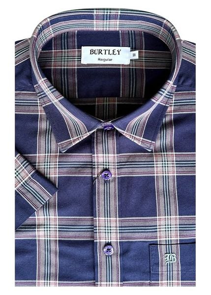 ÁO SƠ MI NAM VẠT NGANG NGẮN TAY REGULAR AN75-058N-1