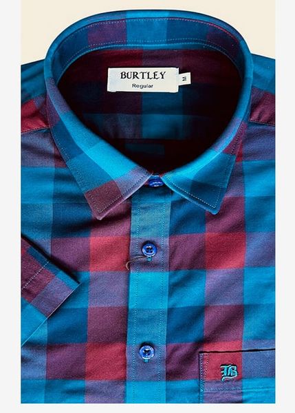 ÁO SƠ MI NAM VẠT NGANG NGẮN TAY REGULAR AN75-058N-2