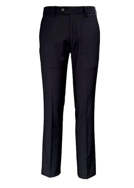 QUẦN TÂY NAM KHÔNG LY SLIMFIT QT56-009S-1 ĐEN
