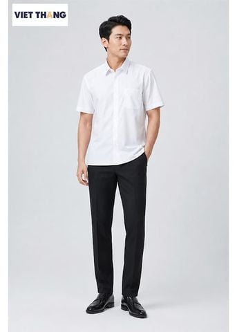  ÁO SƠ MI NAM VẠT NGANG NGẮN TAY REGULAR AN76-087N 