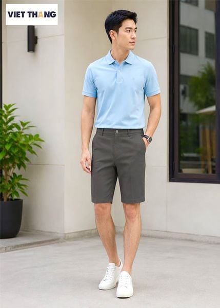 QUẦN SHORT NAM REGULAR QS96-331-1
