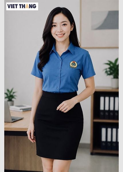 ÁO SƠ MI NỮ TAY NGẮN CĐNU-25NT