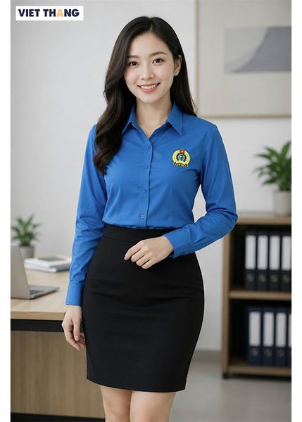 ÁO SƠ MI NỮ TAY DÀI CĐNU-25DT