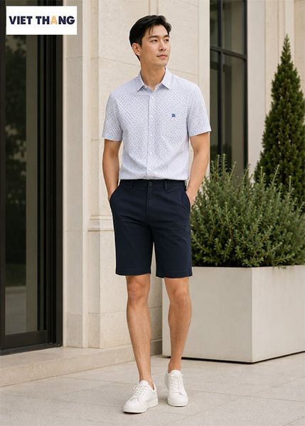 QUẦN SHORT NAM REGULAR QS96-332-2