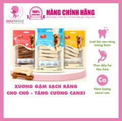 Xương gặm sạch răng hương thịt gà thịt hươu cho chó Lapati