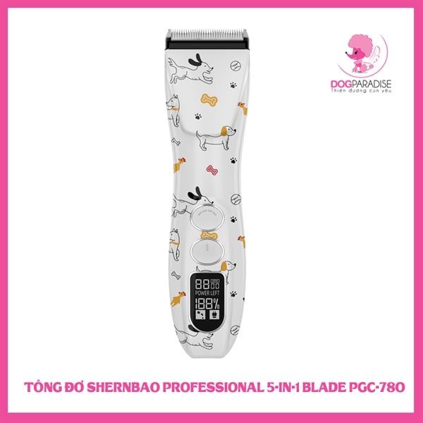 Tông đơ Shernbao Professional 5-in-1 Blade PGC-780