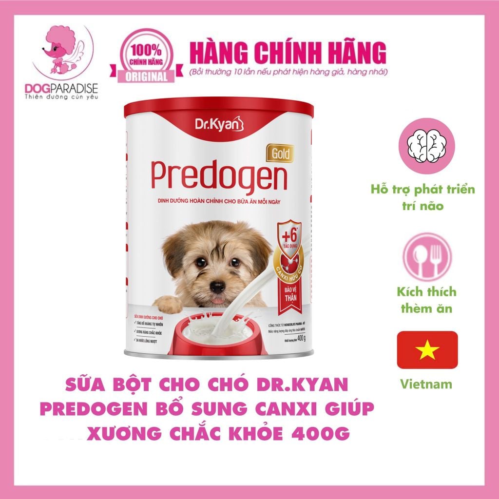 Sữa bột cho chó Predogen | Dr.Kyan