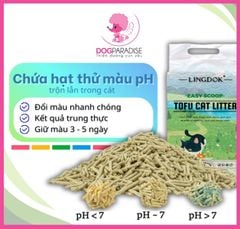 Cát vệ sinh đậu nành mix sắn đổi màu pH 6L