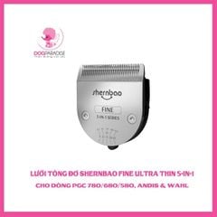 Lưỡi tông đơ Shernbao Fine Ultra Thin 5-in-1 Ceramic Blades cho dòng PGC 780/680/580, Andis & Wahl