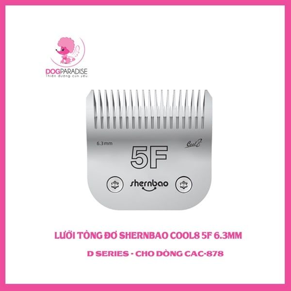 Lưỡi tông đơ Shernbao Cool8 5F 6.3mm D series cho dòng CAC-878