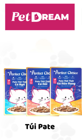 Pate thịt thật Perfect Choice gà hảo hạng