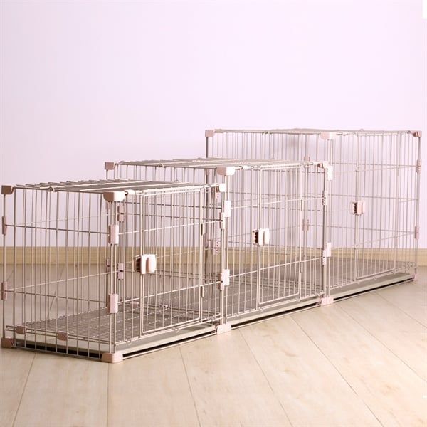 Chuồng chó mèo cao cấp DS2 - Size M 67x47x50.5 - màu Be