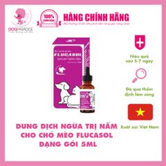 Dung dịch trị nấm cho chó mèo Flucasol
