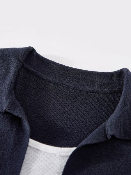  A740-Áo Len Dệt Kim Hai Mảnh Có Cổ Mùa Thu Hàn Quốc 