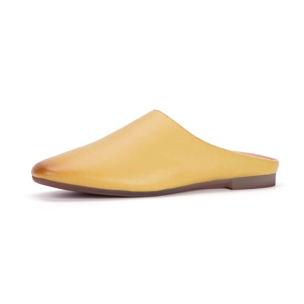  G192-Giày Dép Da Thật Che Mũi Êm Mát 